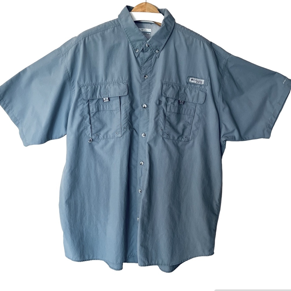COLUMBIA Sportswear Mens Shirt Size XL Gray